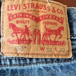 Levi's 550 Classic Blue Relaxed Men's Jeans